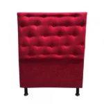 CABECEIRA DE SOLTEIRO FMRS MEGA SUEDE VERMELHO