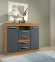 CÔMODA 912 GRAFITE CÔMODA 912 GRAFITE