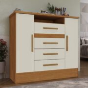 COMODA 4G 2P. ABRIR RODIAL LAGUNA CINAMOMO/OFF WHITE