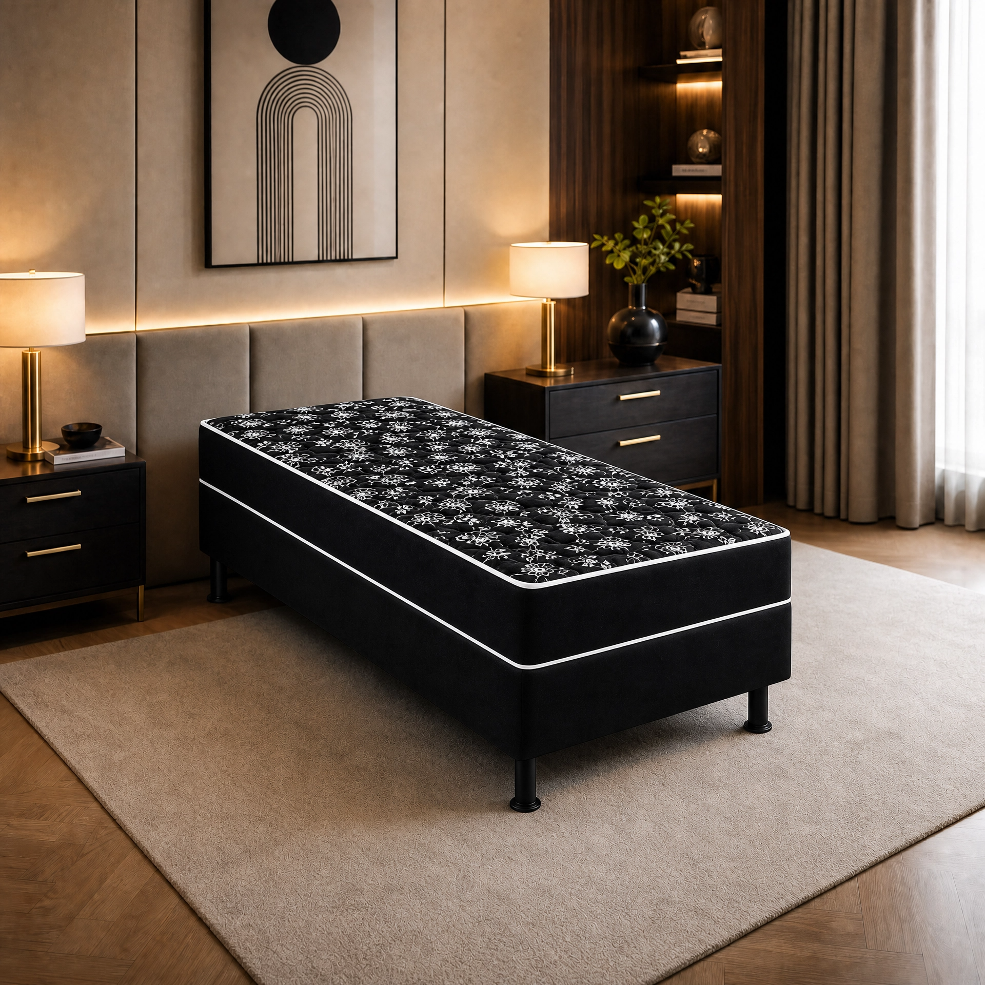 CAMA BOX SOLTEIRO ORTOFLEX 78X188X54