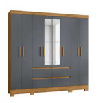 RP. BELÉM 8P 4G C/ ESPELHO - CINZA