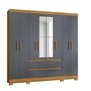 RP. BELÉM 8P 4G C/ ESPELHO - CINZA