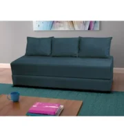 Bicama c/ 3 almofadas tecido suede