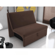 SOFÁ CAMA MATRIX 2 LUGARES MALU SUED PAIVA MARROM