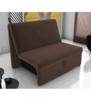 SOFÁ CAMA MATRIX 2 LUGARES MALU SUED PAIVA MARROM