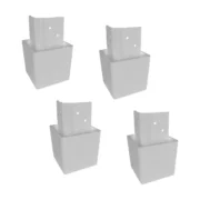 KIT PES 4 UN S/REGU QUADRADO CINZA