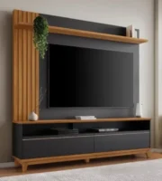 HOME NT 1335 TV ATÉ 65" PRETO TX / FREIJÓ