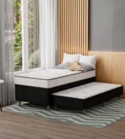 Cama Box Solteiro com Auxiliar 88x188