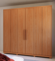 ROUPEIRO RIPADO 6 PORTAS 4 GAVETAS INTERNAS C PÉS - RP 5009 (1) ROUPEIRO RIPADO 6 PORTAS 4 GAVETAS INTERNAS C PÉS - RP 5009 (1)