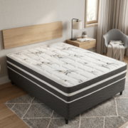 CAMA BOX CASAL VIENA (BASE + COLCHÃO) 138X188X52 MOLAS ENSACADAS CAMA BOX CASAL VIENA (BASE + COLCHÃO) 138X188X52 MOLAS ENSACADAS