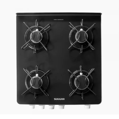 FOGAO 4B SUGGAR PISO COOK GLASS MESA VIDRO BRANCO