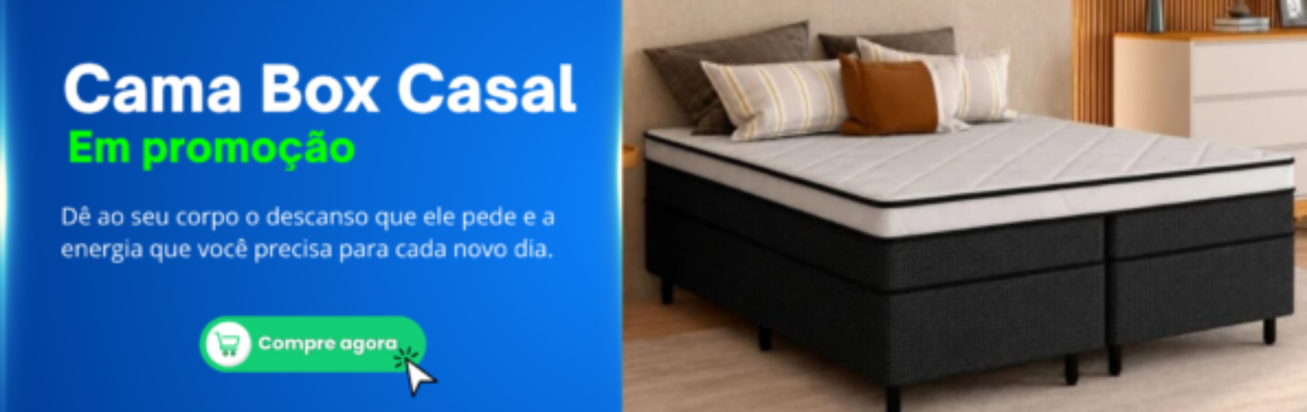 Banner Cama box casal